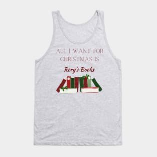 All I Want for Christmas is Rory's Books-Dark Tank Top